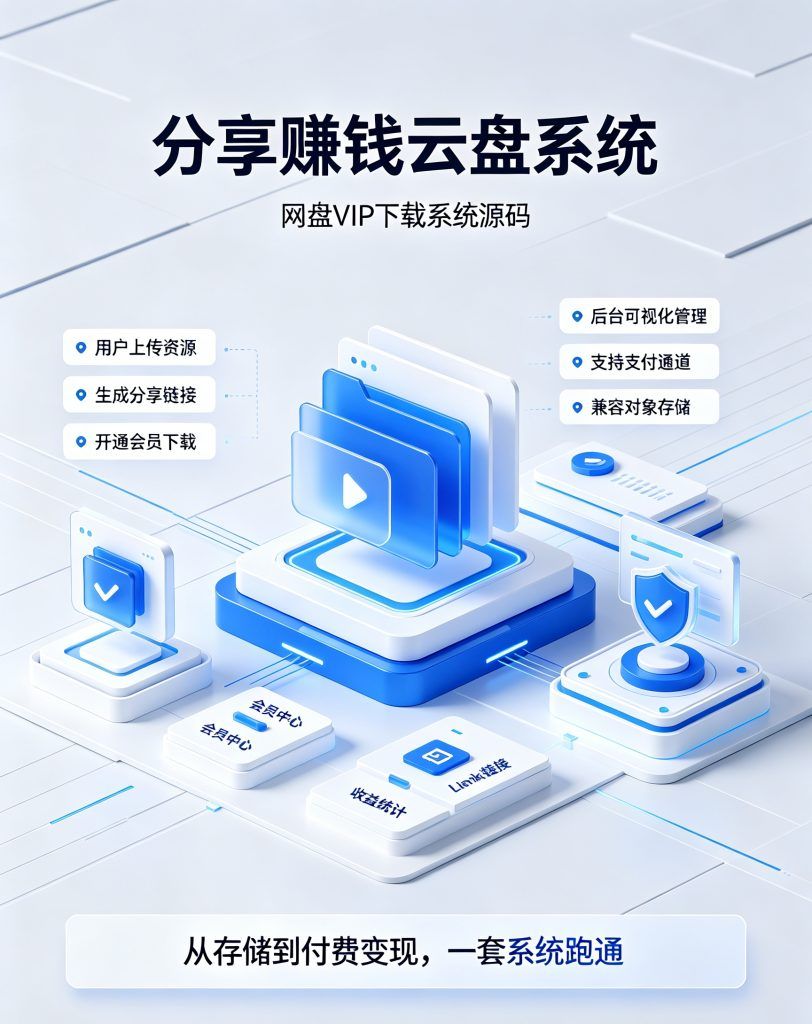 【独家版】网盘程序源码,分享赚钱云盘系统,网盘VIP下载系统-网站 SEO 优化技巧 - 兵兵分享兵兵分享